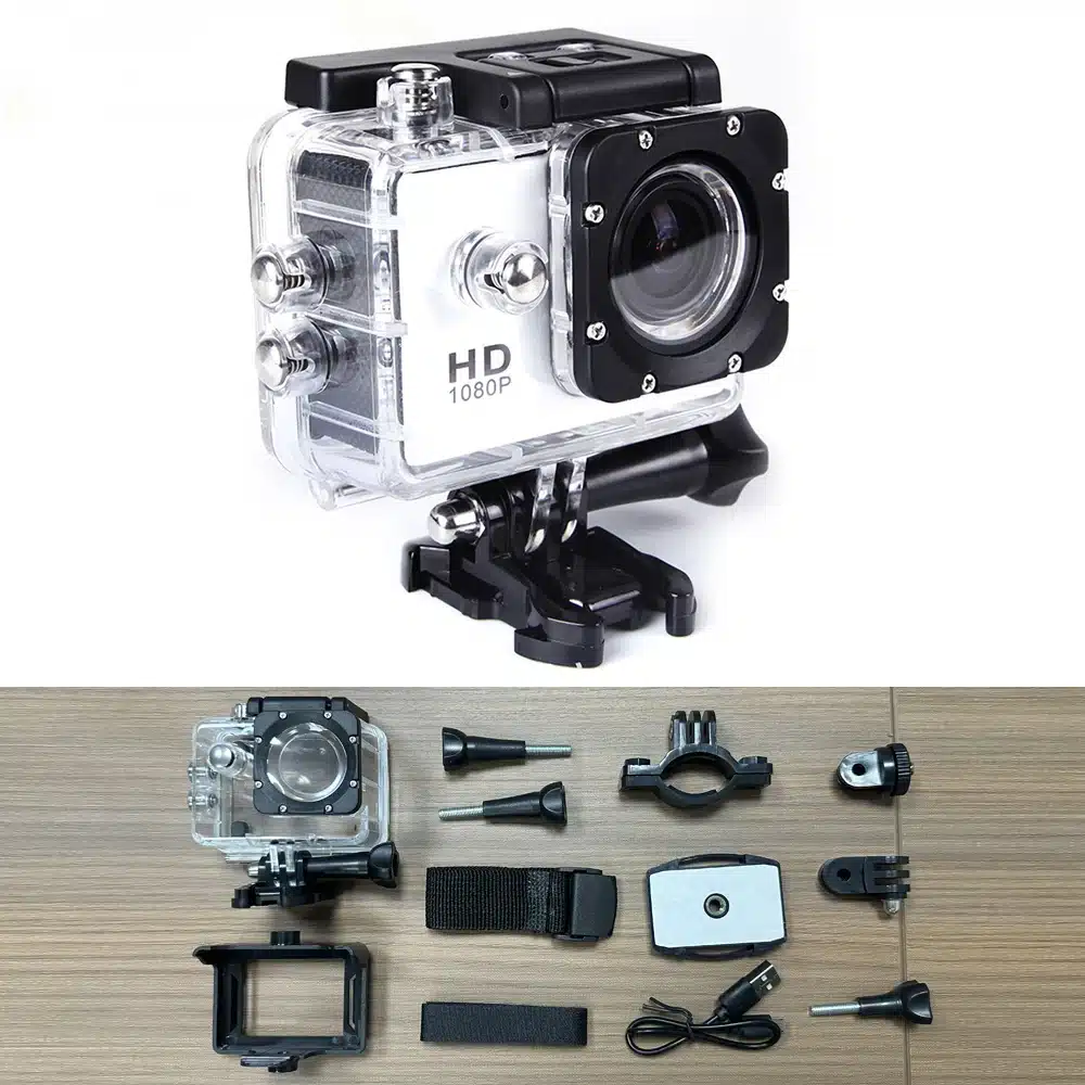 Underwater Waterproof Sports Camera Multifunctional Outdoor Riding Sports DV Skiing Diving Action Camera Video Camera For Helmet - 画像 (11)