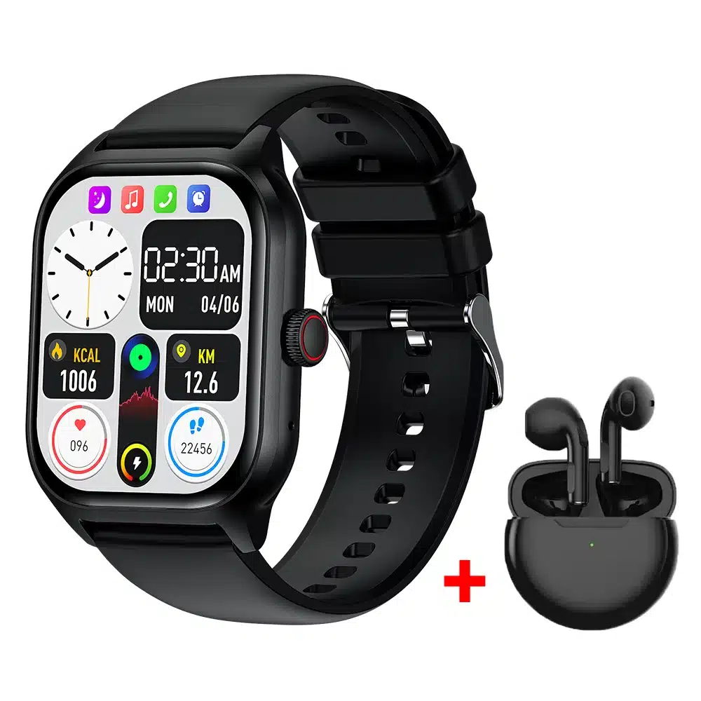 LEMFO LT10 Smart Watch 2024 Android Gift Bluetooth Call Smartwatch 2024 Touch Dial Music Fitness Tracker Sports Watches - 画像 (7)