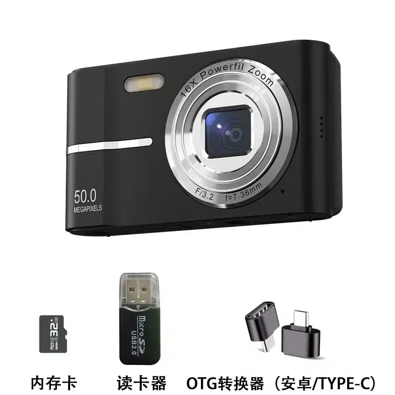 Xiaomi 4K Digital Camera 50MP 16X Student Camera Outdoor Anti-Shake Digital Video Camera Flash Video Recorder Small Video Camera - 画像 (12)