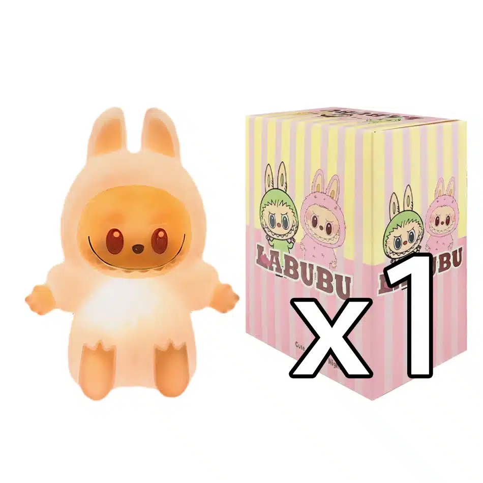NEW 2025 【EU】 Labubu Night Light Cartoon Cute Children Toy Gift Diy Resin Car Labubu Model Soft Glow Bedside Companion for Sleep - 画像 (13)