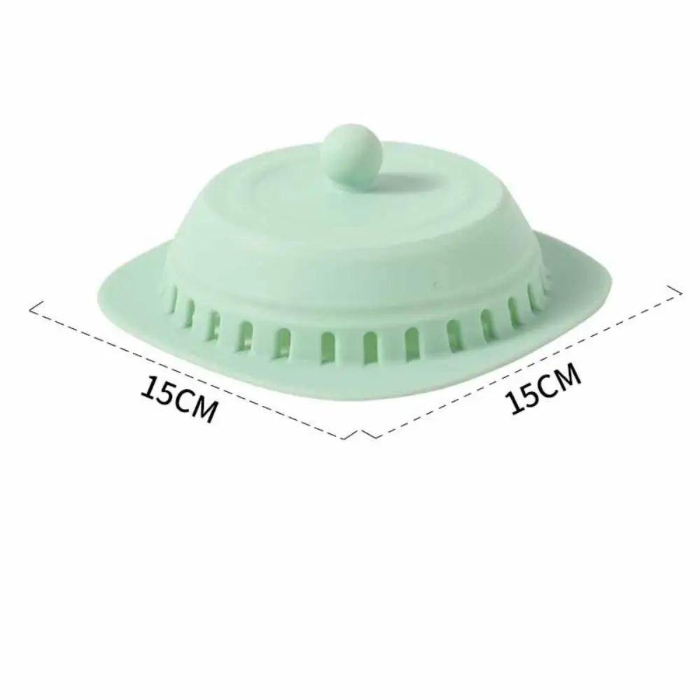 Silicone Floor Drain Cover Durable Anti-odor Press Type Hair Catcher Stopper Strainer Bathroom Accessories - 画像 (7)