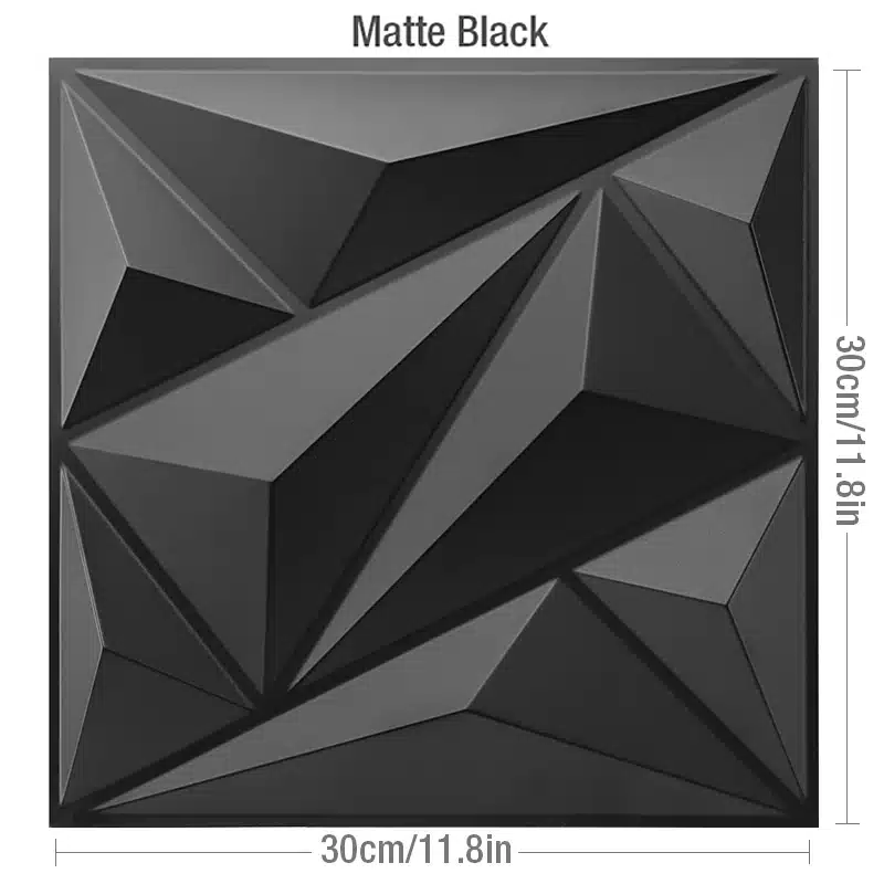 30x30cm wall renovation 3D Stereo Wall Panel Diamond Not self-adhesive tile 3D wall sticker living room Bathroom 3d wall paper - 画像 (21)