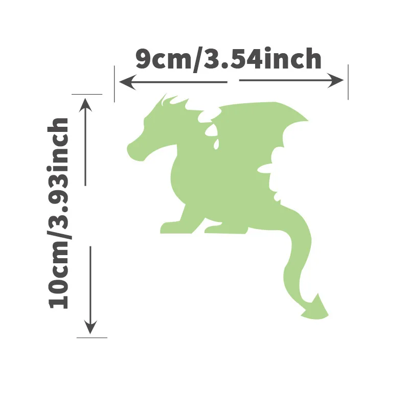 Green Fluorescent Fairy Moon Stars Kid Home Hint Decoration Toys Luminous Paint Cartoon Switch Wall Sticker Glow In The Dark Cat - 画像 (13)