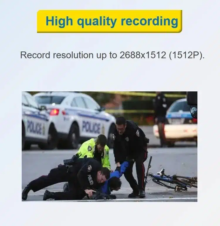 BC102 Body Cameras with 4G LTE with Live Viewing 4g lte live streaming and location better night vision Support 4G WIFI GPS - 画像 (2)