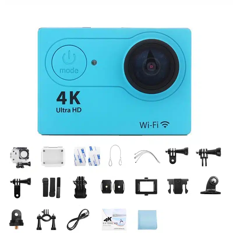Ultra HD 4K Action Camera 1080P/30FPS 2.0 inch Screen WiFi Remote Control Mini Cameras Waterproof DV Helmet Go Sport Camera Pro - 画像 (12)
