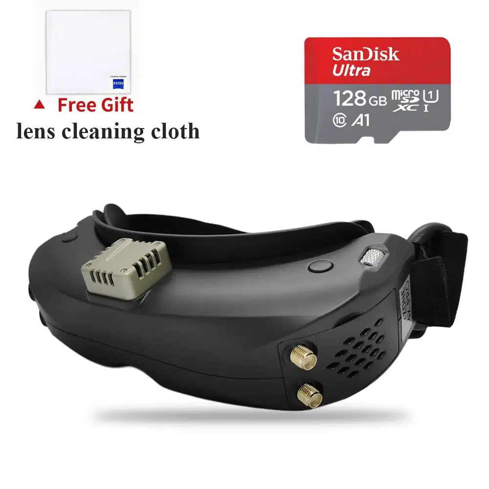 Skyzone SKY04O PRO 1280x720 OLED FPV GOGGLES 720P 60FPS 5.8Ghz 48CH Steadyview DVR Head Tracker for RC Drone Airplane - 画像 (7)