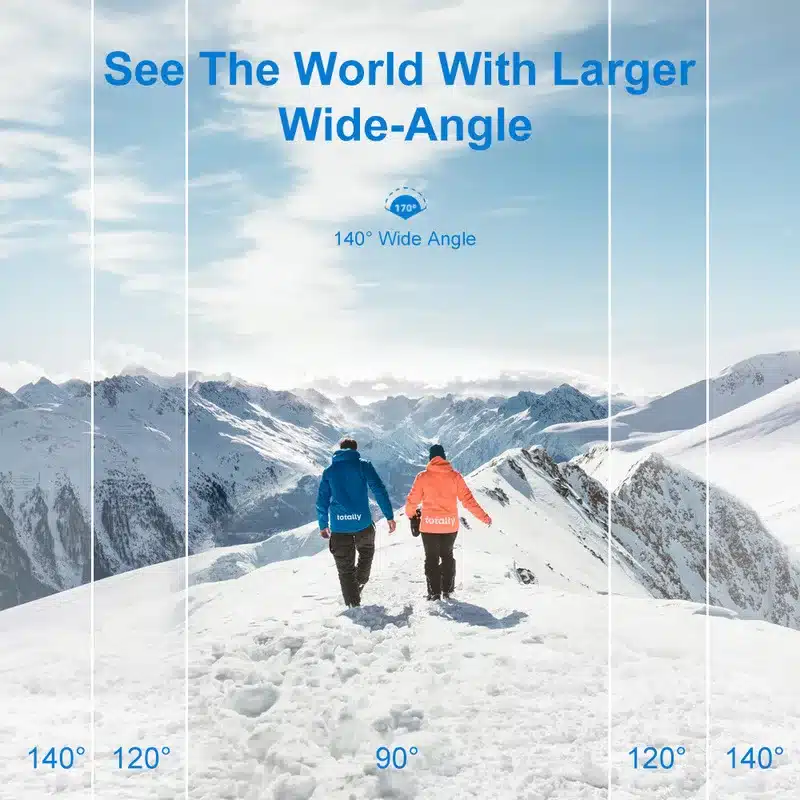 SJ4000 4K Waterproof Action Camera with EIS, HD Anti-Shake Outdoor Sports Camcorder for Diving Cycling Vlogging - 画像 (3)