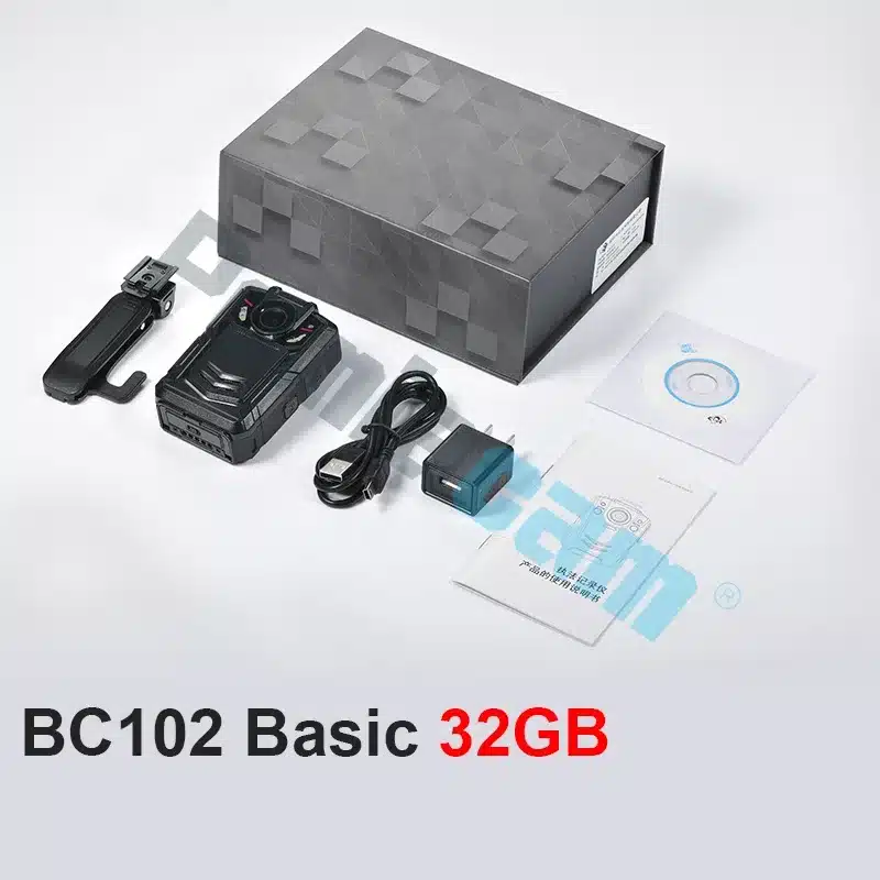 BC102 Body Cameras with 4G LTE with Live Viewing 4g lte live streaming and location better night vision Support 4G WIFI GPS - 画像 (8)