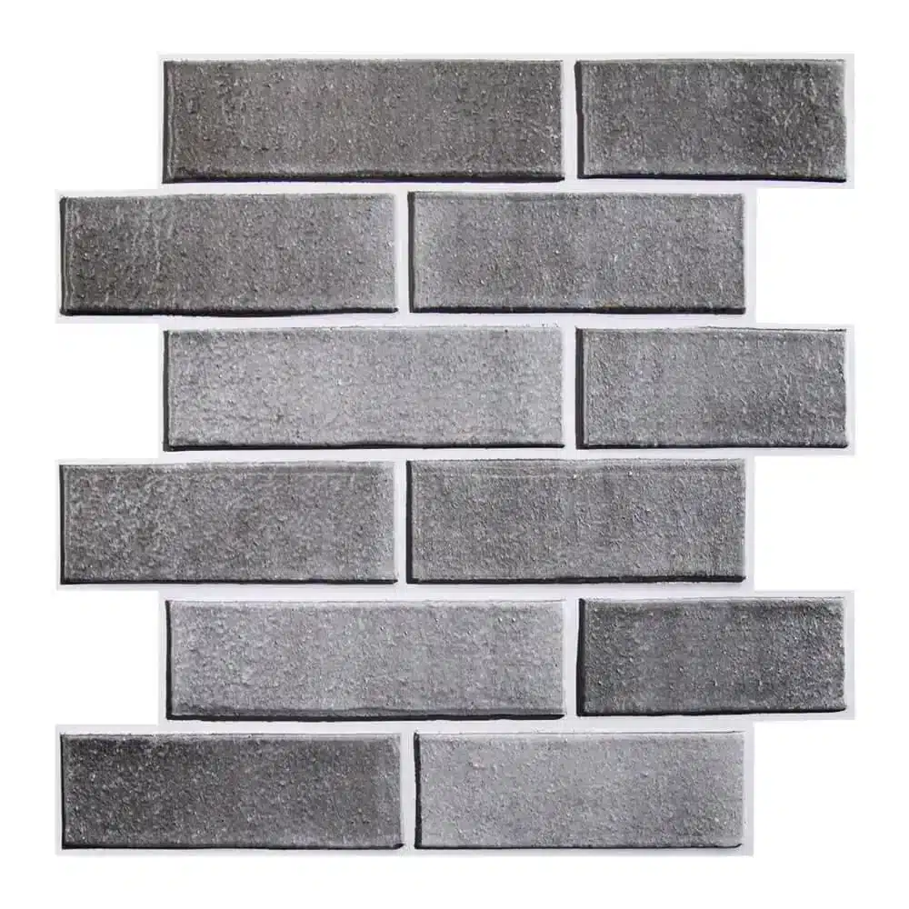 1/10pcs 3D Wall Sticker Self-adhesive Faux Brick Wall Panel Peel and Stick Kitchen Tile Backsplash Bathroom Wall Tile Sticker - 画像 (10)