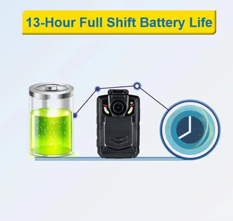 BC102 Body Cameras with 4G LTE with Live Viewing 4g lte live streaming and location better night vision Support 4G WIFI GPS - 画像 (5)