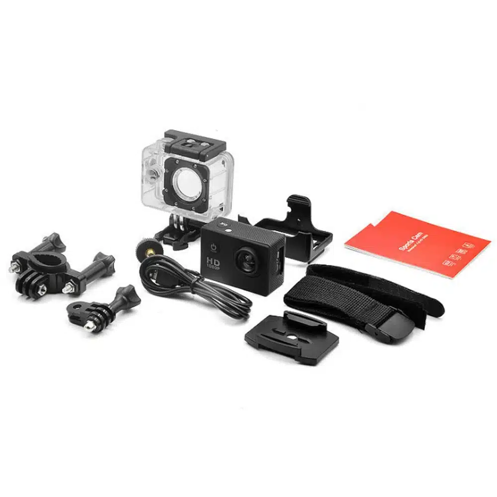 Underwater Waterproof Sports Camera Multifunctional Outdoor Riding Sports DV Skiing Diving Action Camera Video Camera For Helmet - 画像 (6)