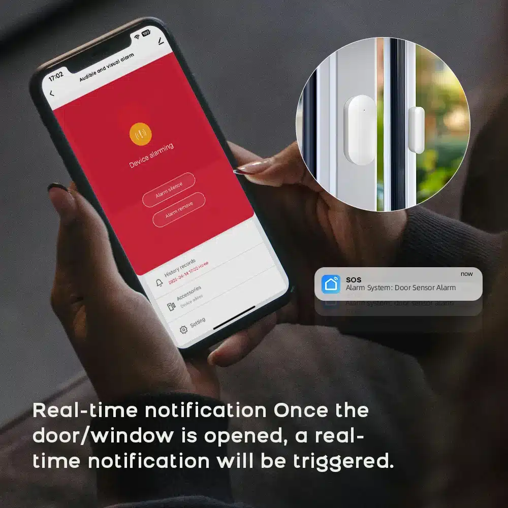 PGST Residential Tuya Smart Gsm Wifi Alarm System for Home Wireless Security Alarm House Smart Life App Control work with ALexa - 画像 (3)
