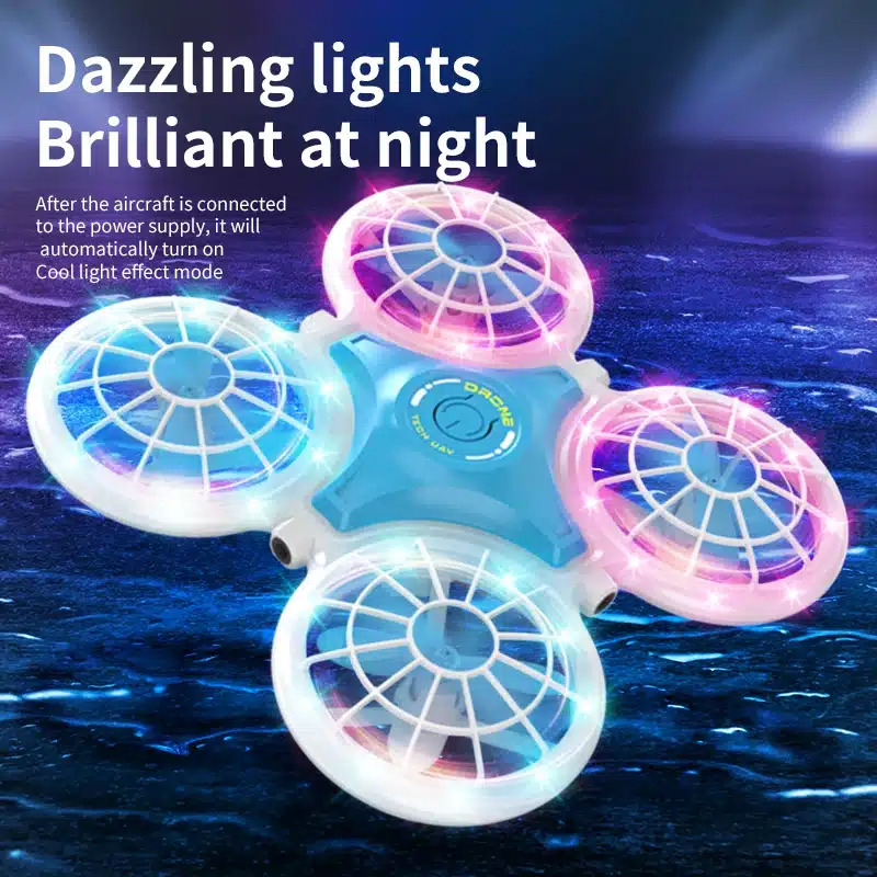 Mini Drone Ufo Quadcopter Dron Altitude Hold Remote Control Helicopters Aircraft Induction Obstacle Avoidance Toy Racing Drones - 画像 (2)