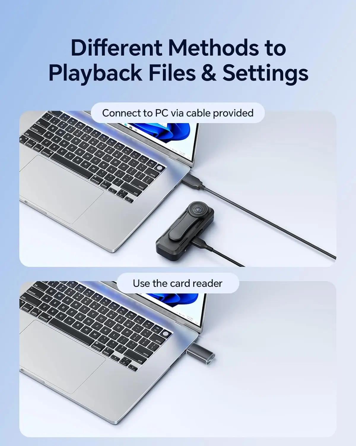 BOBLOV W1 64GB HD 1080P Body Worn Camera - Loop Recording with Time Stamp for Travel/Delivery/Lecture, Wearable Action Cam - 画像 (5)