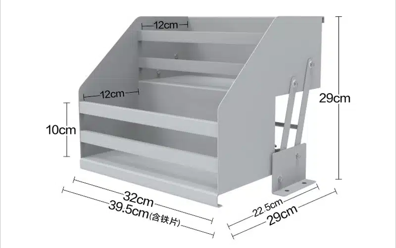 Kitchen high cabinets storage rack lifting Pull basket hanging cabinets pull-down shelves seasoning racks - 画像 (7)