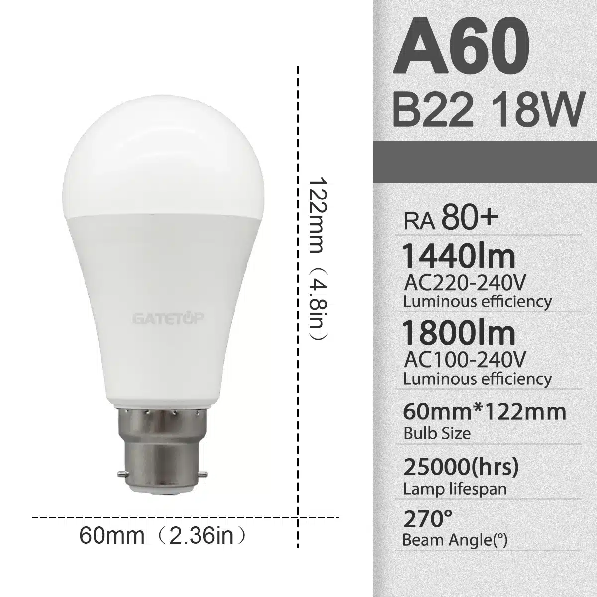 10Pack B22 LED bulb Lamp 220V 110V No flicker 8W 9W 12W 18W 24W Hight birght Warm lighting for home derection - 画像 (9)