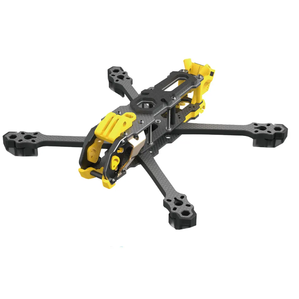 SpeedyBee Mario 5 O4 Frame Kit DC / XH Version with Carbon Fiber Plate FPV Freestyle RC Racing Drone - 画像 (3)
