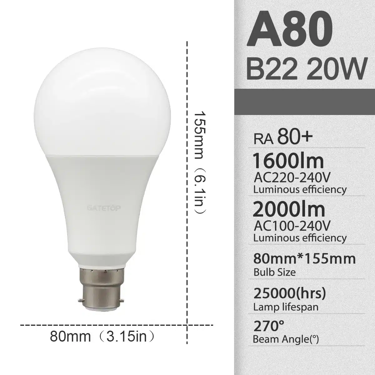 10Pack B22 LED bulb Lamp 220V 110V No flicker 8W 9W 12W 18W 24W Hight birght Warm lighting for home derection - 画像 (8)