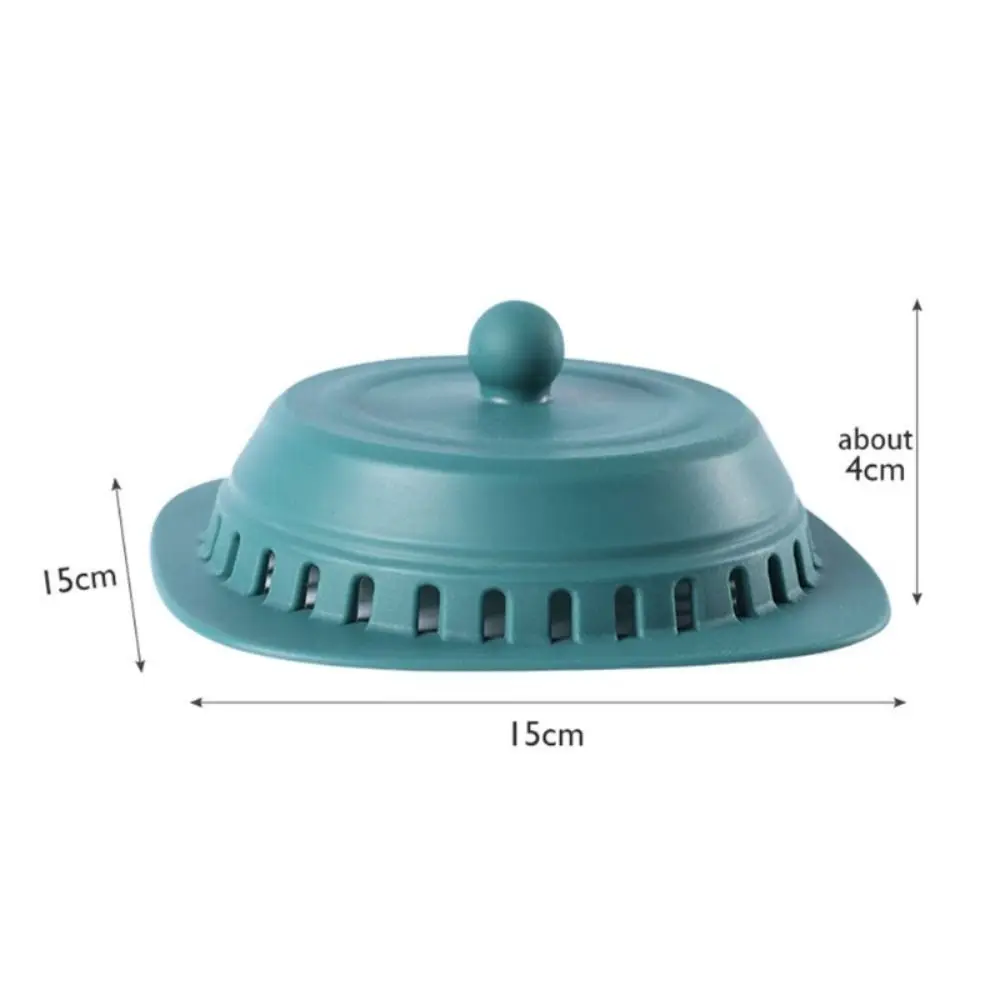 Silicone Floor Drain Cover Durable Anti-odor Press Type Hair Catcher Stopper Strainer Bathroom Accessories - 画像 (6)