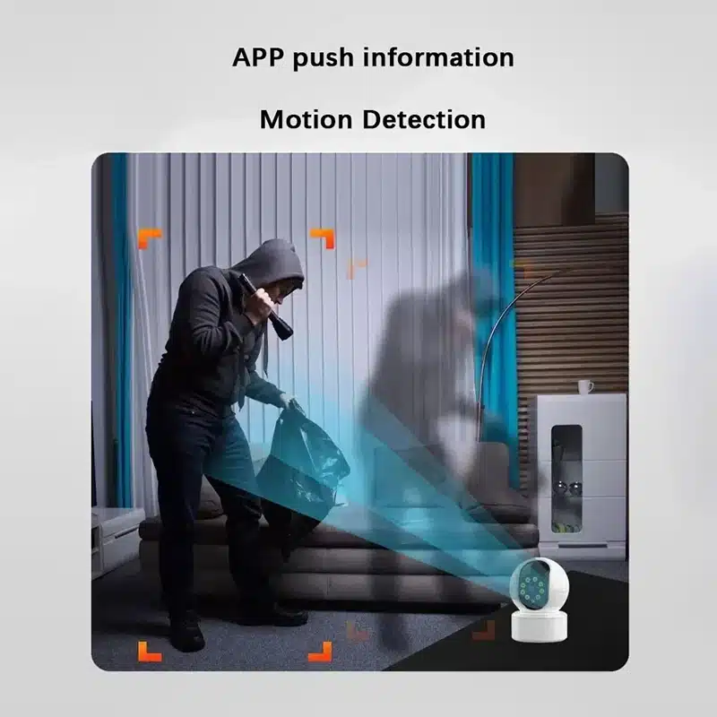 1080P Wifi 4G Home Secuiry Camera With Human Detection Night Vision Surveillance Phone Control 360 Degree Panorama Baby Monitor - 画像 (5)