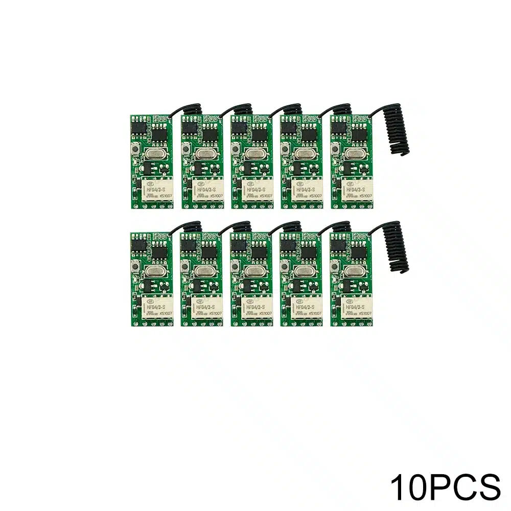 Universal Wireless Remote Control Switch 1 CH RF Relay Receiver LED Light Controller DIY Kit DC 3.7V 5V 12V 24V 433.92MHz - 画像 (9)