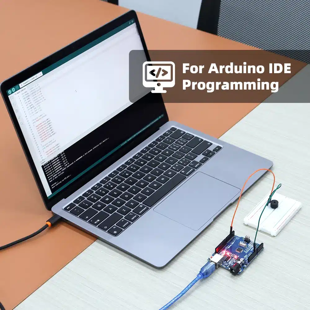 TSCINBUNY Basic Starter Kit for Arduino R3 Programming DIY Electronics Educational Learning Kit with Programed Codes Instruction - 画像 (2)