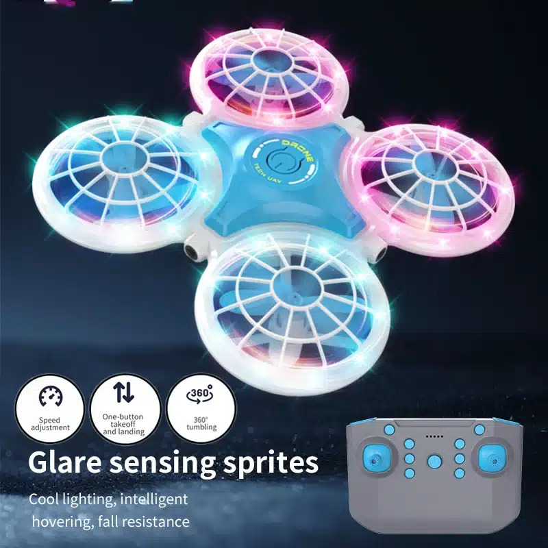 Mini Drone Ufo Quadcopter Dron Altitude Hold Remote Control Helicopters Aircraft Induction Obstacle Avoidance Toy Racing Drones - 画像 (3)