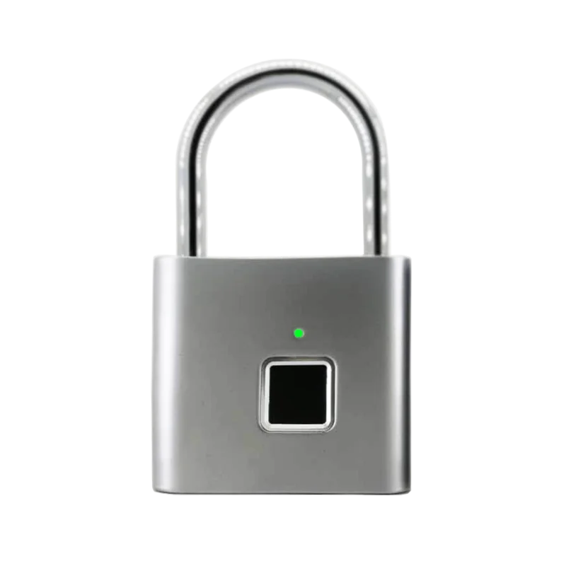 RAYKUBE P2 Smart Fingerprint Padlock Waterproof Zinc Alloy Biometric Padlocks With Buit-in Rechargeable Battery - 画像 (7)