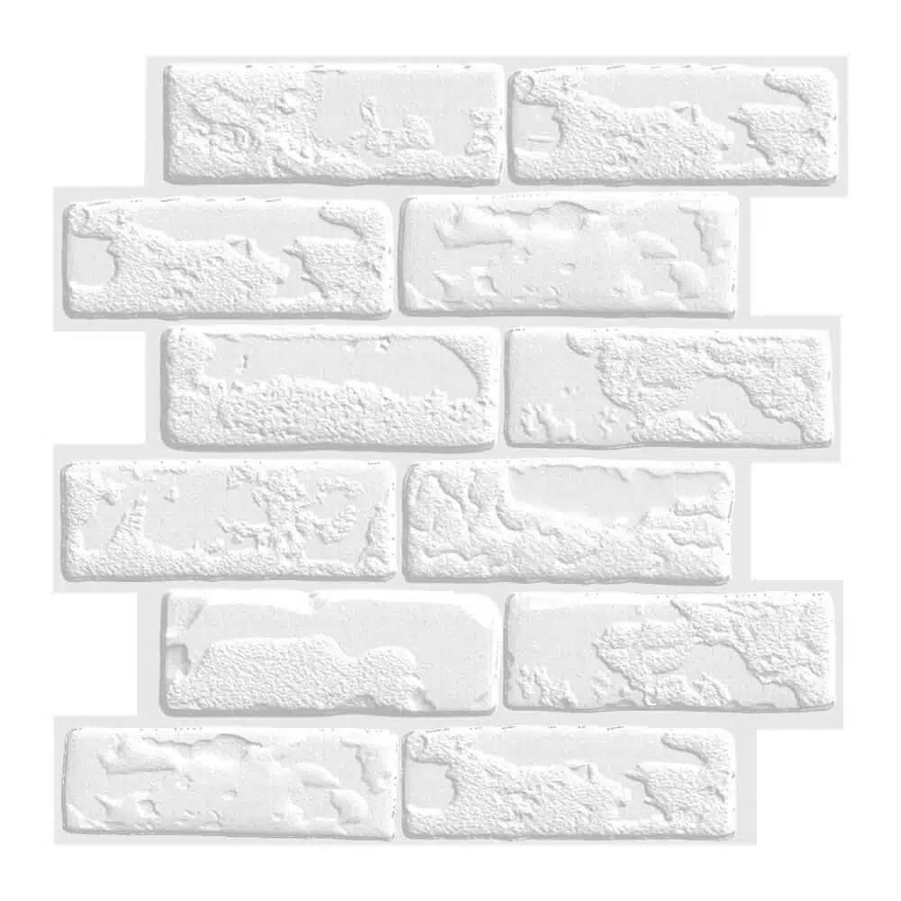 1/10pcs 3D Wall Sticker Self-adhesive Faux Brick Wall Panel Peel and Stick Kitchen Tile Backsplash Bathroom Wall Tile Sticker - 画像 (8)