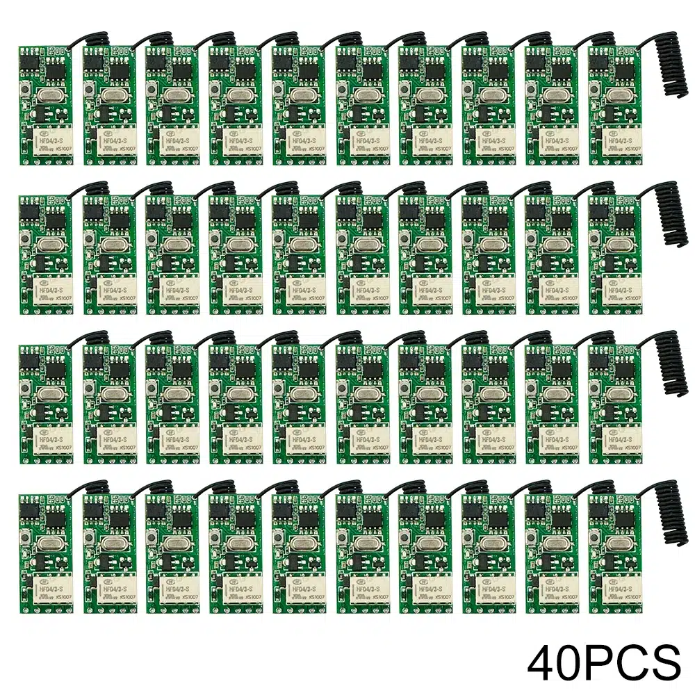 Universal Wireless Remote Control Switch 1 CH RF Relay Receiver LED Light Controller DIY Kit DC 3.7V 5V 12V 24V 433.92MHz - 画像 (13)