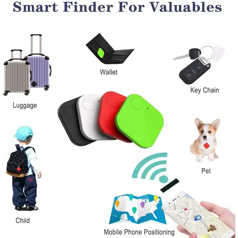 Mini Fashion Smart Dog Pets Bluetooth 4.0 GPS Tracker Anti-lost Alarm Tag Wireless Child Bag Wallet Key Finder Locator - 画像 (5)