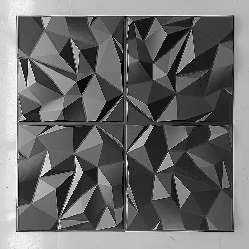 30x30cm wall renovation 3D Stereo Wall Panel Diamond Not self-adhesive tile 3D wall sticker living room Bathroom 3d wall paper - 画像 (6)