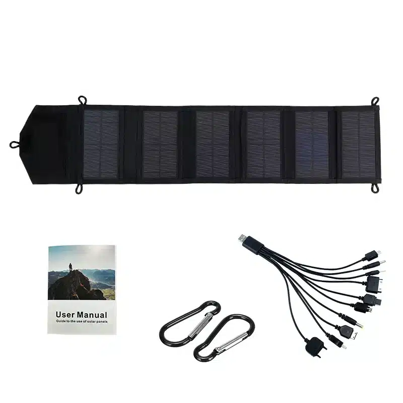 6-fold 800W Foldable solar panel 20w/h portable solar panels charger USB 5V DC Full time power solar panel mobile power supply - 画像 (7)