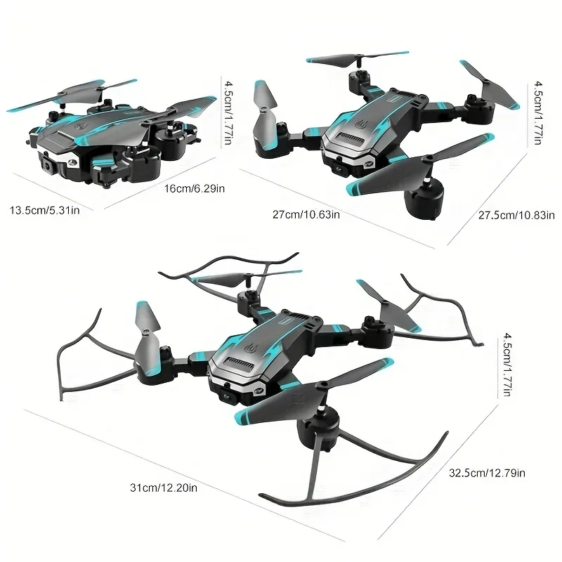 5000M New G6 Professional Foldable Quadcopter Aerial Drone S6 HD Camera GPS RC Helicopter FPV WIFI Obstacle Avoidance Toy Gifts - 画像 (2)
