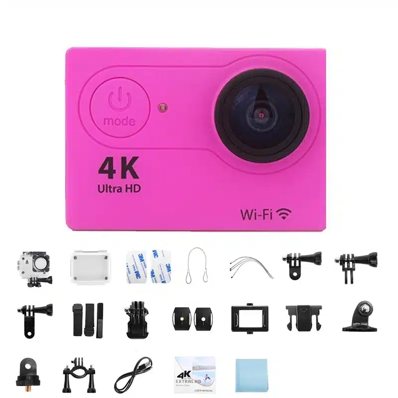 Ultra HD 4K Action Camera 1080P/30FPS 2.0 inch Screen WiFi Remote Control Mini Cameras Waterproof DV Helmet Go Sport Camera Pro - 画像 (8)
