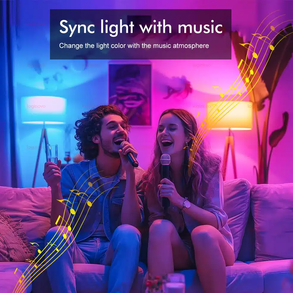 Tuya Smart LED Light Bulb E27 RGB 15W 20W Wifi Bluetooth Led Lamp Home Decor Lighting 220V 110V For Alexa Google Assistant - 画像 (4)