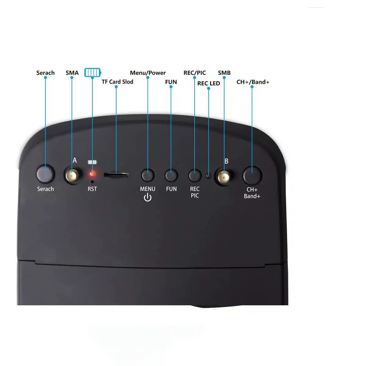 EV800D 5.8G 40CH 5 Inch 800*480 Video Headset HD DVR Diversity FPV Goggles With Battery For RC Model RC FPV Drone - 画像 (3)