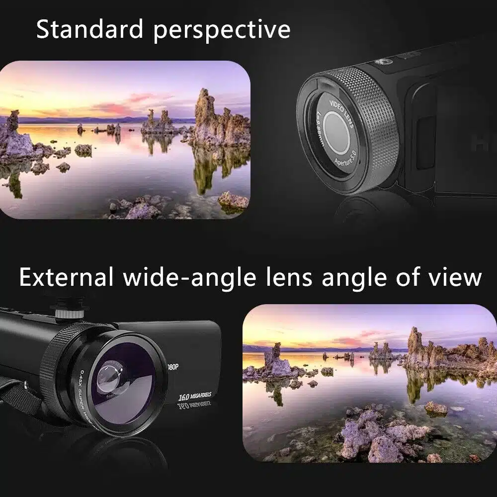 DV Video Recorder Camcorder High-Quality Audio Recording With Microphone Digital zoom Video Camera Machine For Recording Vlogs - 画像 (3)