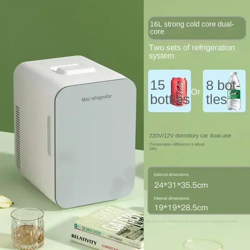 220V Mini Refrigerator Small Household Dormitory Car Mounted Refrigerator Mini Student Refrigeration Single Person Small C - 画像 (10)
