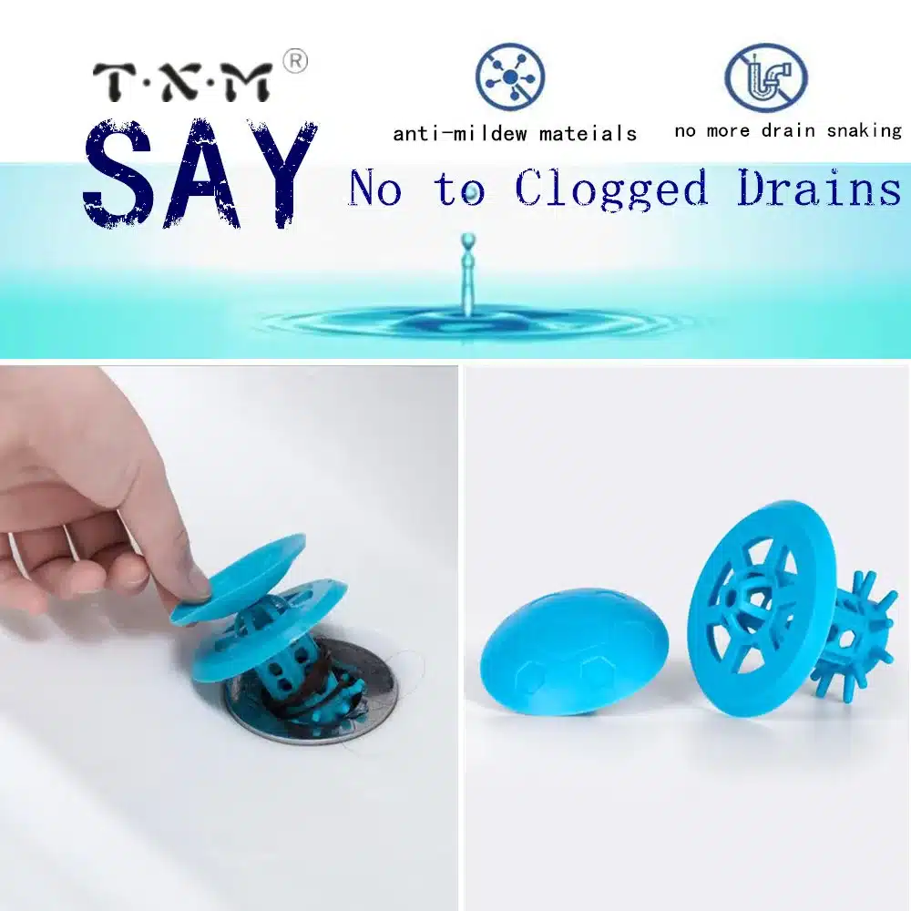Bathroom Washbasin Drain Hair Catcher Irregular Pattern Bath Stopper Plug Sink Strainer Filter Kitchen Accessory Dropshipping - 画像 (5)