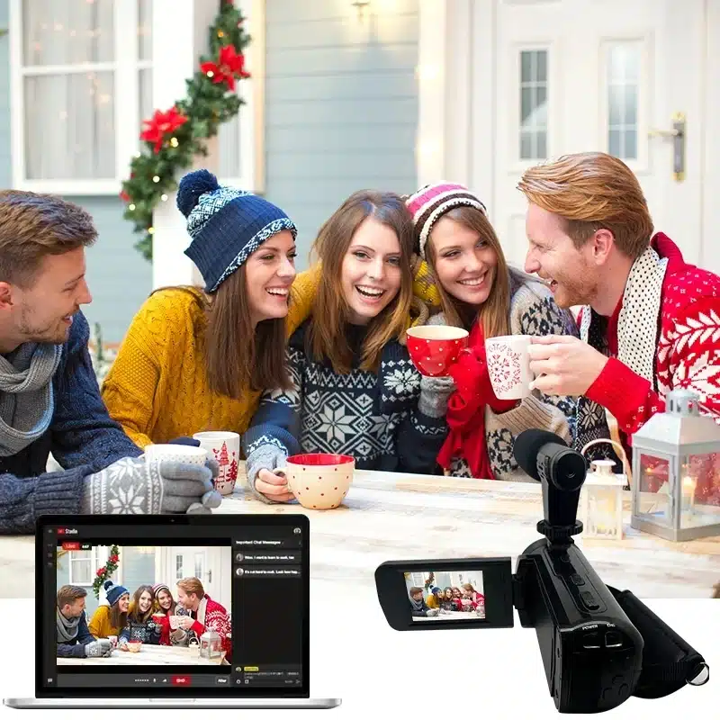 DV Video Recorder Camcorder High-Quality Audio Recording With Microphone Digital zoom Video Camera Machine For Recording Vlogs - 画像 (6)