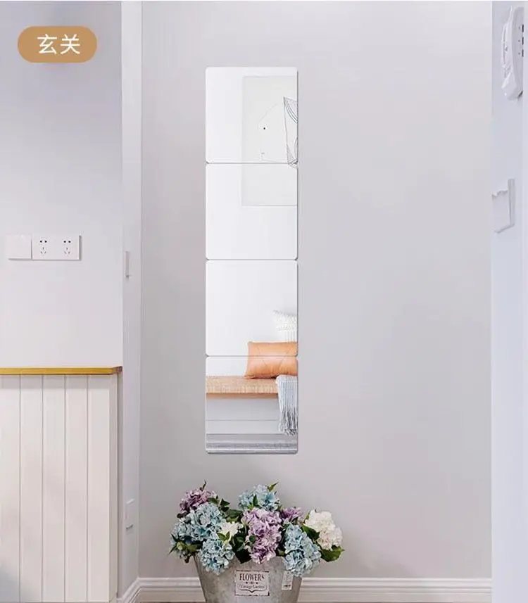 1Pcs Acrylic Mirror with Wall Suction Shower Mirror Suitable for Men Shaving Women Makeup Portable Travel Bathroom Accessories - 画像 (6)