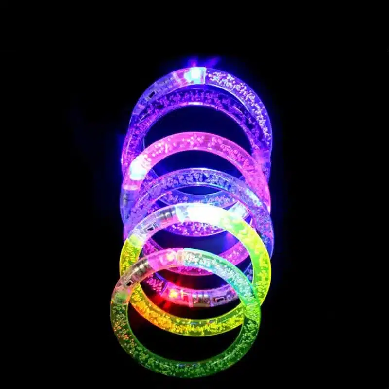 LED Luminous Bracelets Toys Wristbands LED Flashing Wrist Party Supplies Neon Light Up Bracelet Kids Toys Wedding Party Decor - 画像 (4)