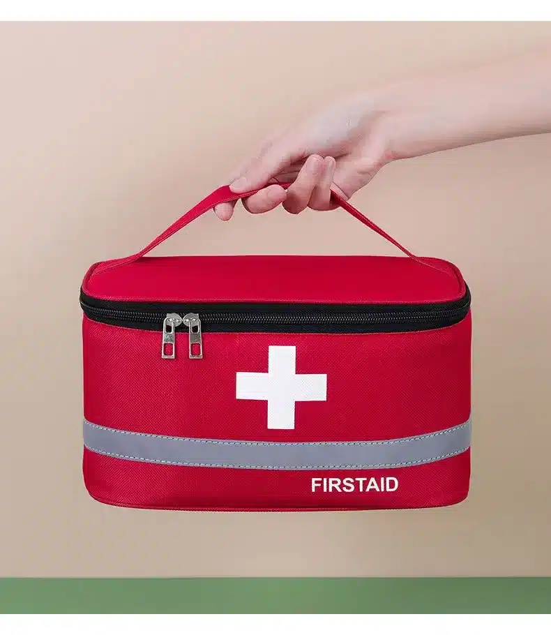Portable First Aid Kit Medicine Storage Bag Outdoor Rescue Bag Household Children's Large Capacity Medical Kit Storage Organize - 画像 (5)