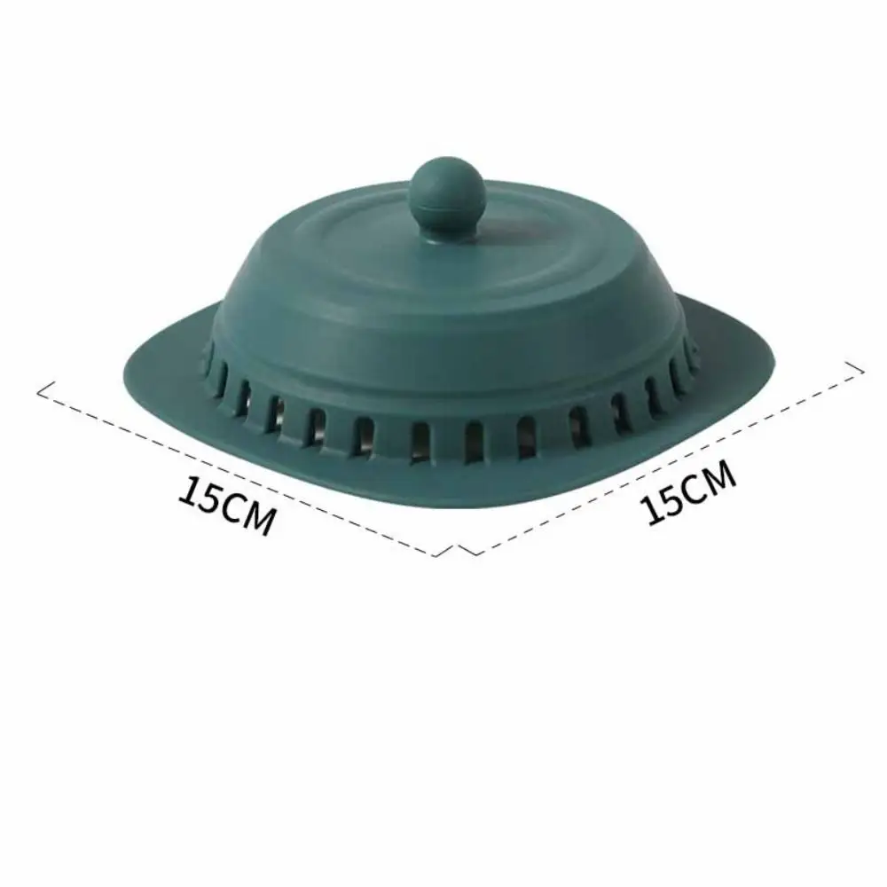 Silicone Floor Drain Cover Durable Anti-odor Press Type Hair Catcher Stopper Strainer Bathroom Accessories - 画像 (8)