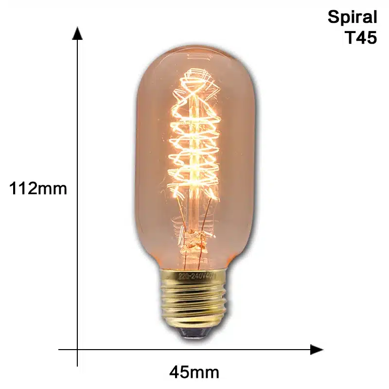 Retro Edison Bulb Lamps E27 40W 220V 110V Bedroom Industrial Loft Vintage Light Bulb For Home Decor T45 A19 ST64 G80 G95 Lamp - 画像 (7)