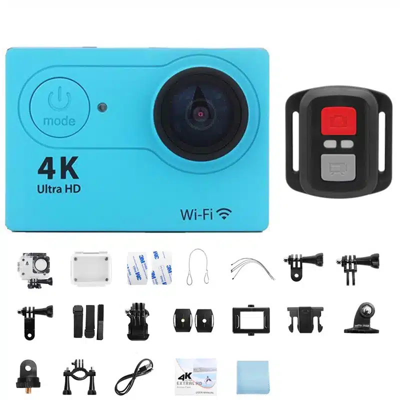 Ultra HD 4K Action Camera 1080P/30FPS 2.0 inch Screen WiFi Remote Control Mini Cameras Waterproof DV Helmet Go Sport Camera Pro - 画像 (15)