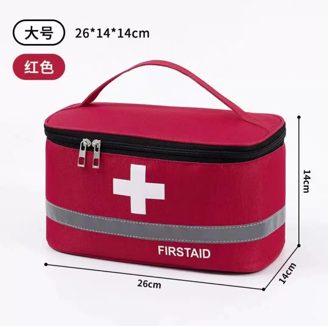 Portable First Aid Kit Medicine Storage Bag Outdoor Rescue Bag Household Children's Large Capacity Medical Kit Storage Organize - 画像 (12)