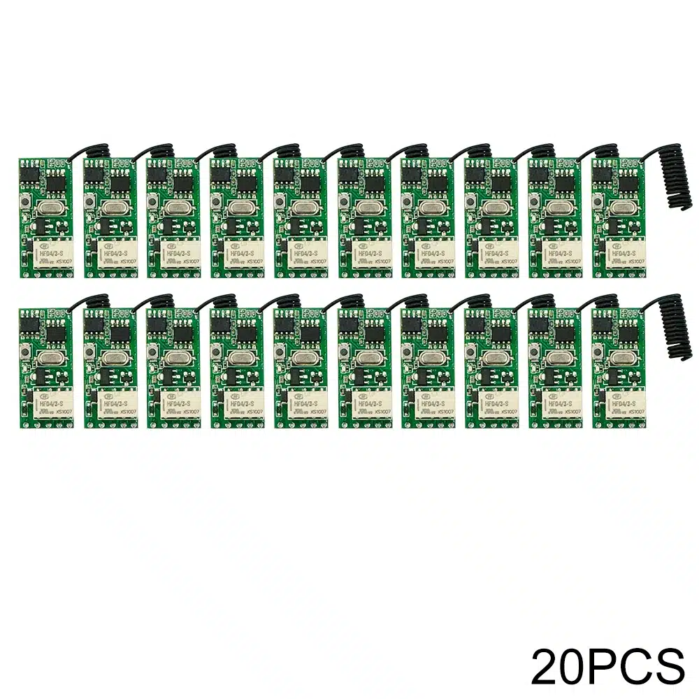 Universal Wireless Remote Control Switch 1 CH RF Relay Receiver LED Light Controller DIY Kit DC 3.7V 5V 12V 24V 433.92MHz - 画像 (15)