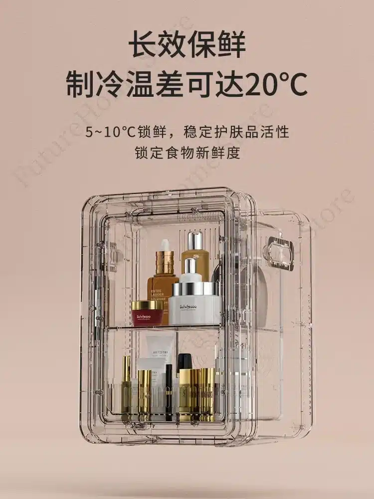 Car mini refrigerator dormitory rental room small breast milk single cold refrigerator car home dual use - 画像 (4)
